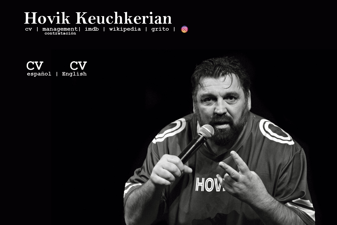 Bienvendidos a la página web oficial de Hovik Keuchkerian